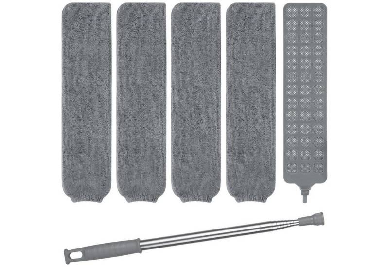 LuxusKollektion Staubwedel Staubwedel Teleskopstange Edelstahl Schrank Schlafsofa Flach von LuxusKollektion