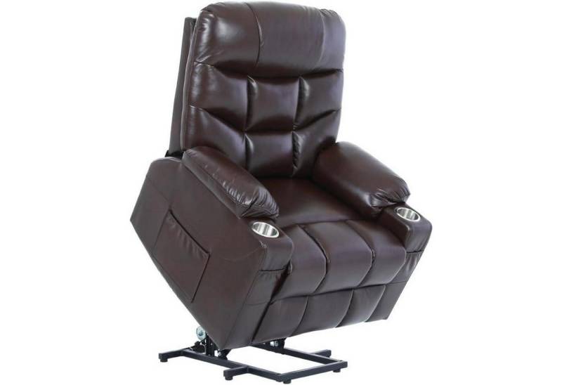 LuxusKollektion Stehhilfe Fernsehsessel Aufstehhilfe elektrisch X Large Braun-doppelmotor von LuxusKollektion