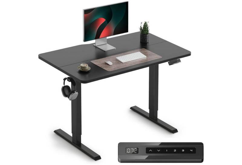 LuxusKollektion Stehpult Schreibtisch Höhenverstellbar Elektrisch Stahl 100 x 60 cm Schwarz LuxusKollektion Stehpult Schreibtisch Höhenverstellbar Elektrisch Stahl 100 x 60 cm Schwarz von LuxusKollektion
