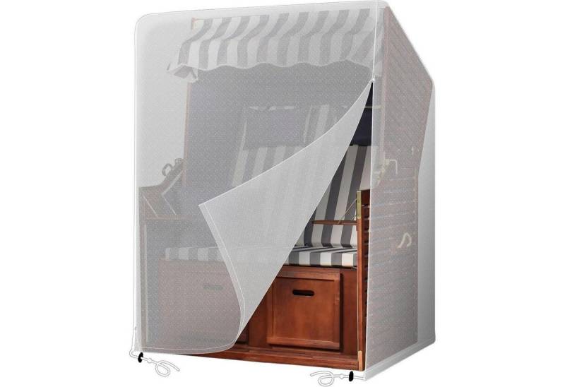 LuxusKollektion Strandkorb-Schutzhülle Strandkorb Schutzhülle 135x105x175 140cm Polyethylene Transparent LuxusKollektion Strandkorb-Schutzhülle Strandkorb Schutzhülle 135x105x175 140cm Polyethylene Transparent von LuxusKollektion