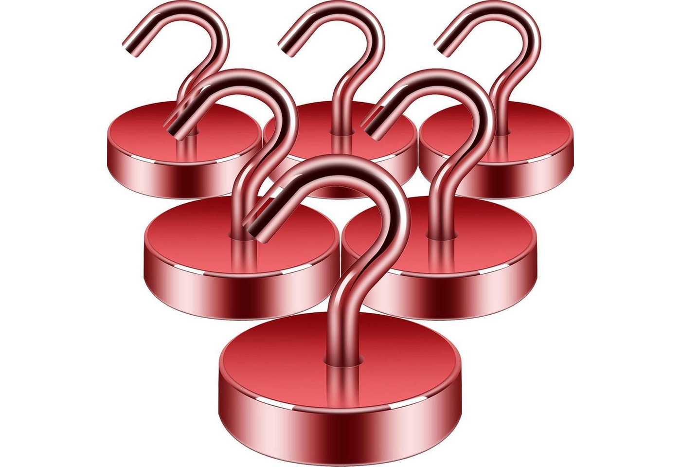 LuxusKollektion Stuhl Magnet Haken Neodym Spind Organizer Werkstatt 30kg Magnethaken Rot LuxusKollektion Stuhl Magnet Haken Neodym Spind Organizer Werkstatt 30kg Magnethaken Rot von LuxusKollektion