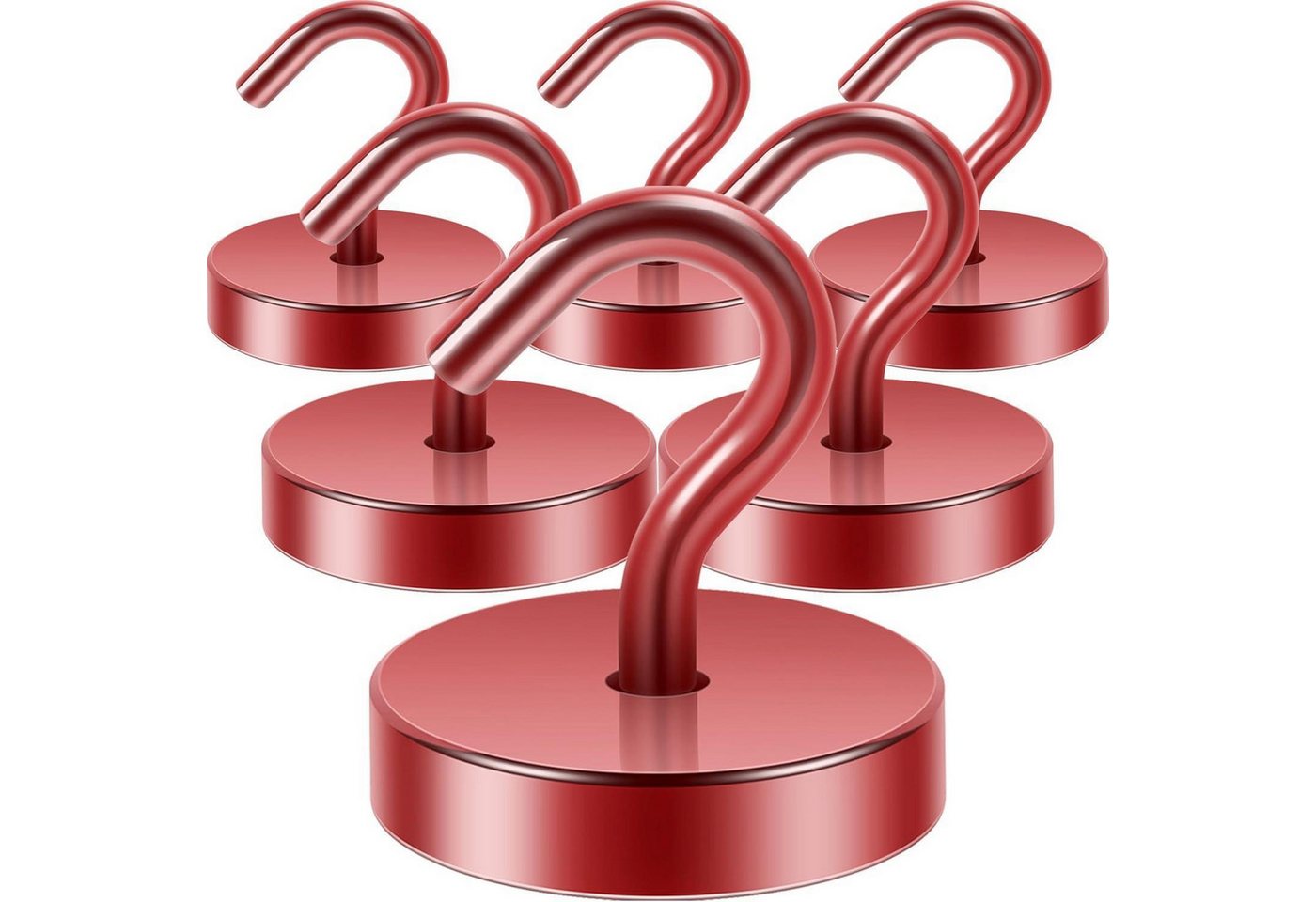 LuxusKollektion Stuhl Magnet Haken Neodym Spind Organizer Werkstatt 47kg Magnethaken Rot LuxusKollektion Stuhl Magnet Haken Neodym Spind Organizer Werkstatt 47kg Magnethaken Rot von LuxusKollektion