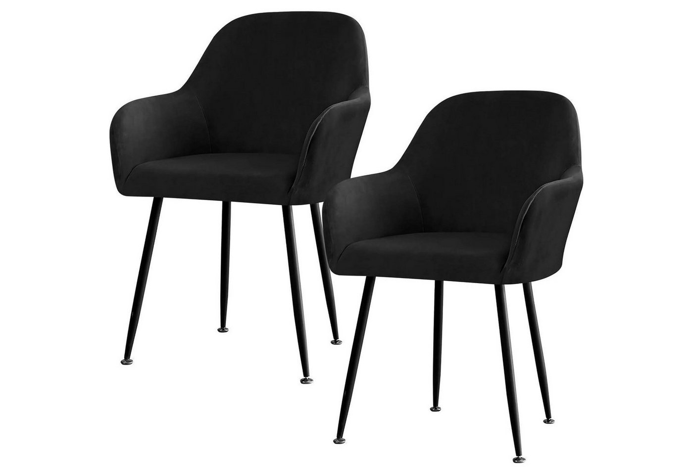 LuxusKollektion Stuhl Stretch Stuhlbezug Stuhlhussen 2er Set Armlehne Schwarz Esszimmer LuxusKollektion Stuhl Stretch Stuhlbezug Stuhlhussen 2er Set Armlehne Schwarz Esszimmer von LuxusKollektion