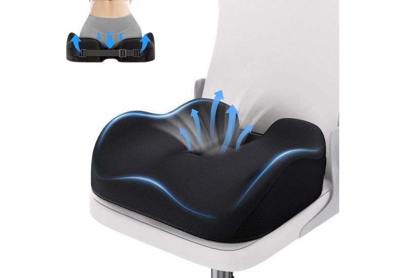 LuxusKollektion Stuhlkissen Sitzkissen orthopädisch Steißbein Ischias Bürostuhl 42x18x20cm LuxusKollektion Stuhlkissen Sitzkissen orthopädisch Steißbein Ischias Bürostuhl 42x18x20cm von LuxusKollektion