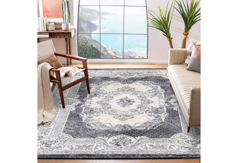 Teppich Großer weicher Teppich modernes Wohnzimmer Schlafzimmer Grau 120x160 von Tinyboy-hbq