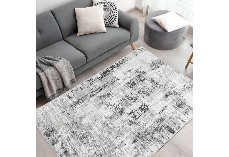 Vamcheer Teppich Kurzflor Teppich Moderner Flauschig Waschbar Boho Groß 160x230 cm von Vamcheer