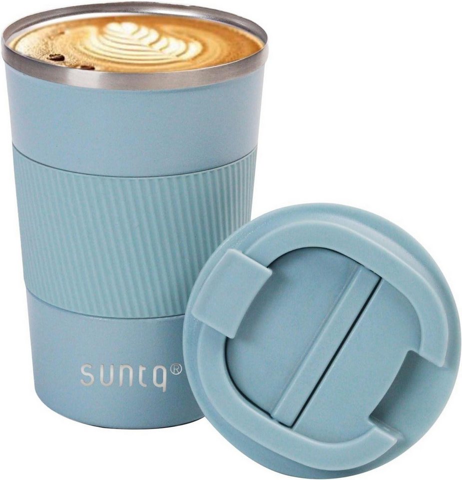LuxusKollektion Thermobecher Kaffeebecher to go Thermo Edelstahl 380ml Isoliert Auslaufsicher von LuxusKollektion