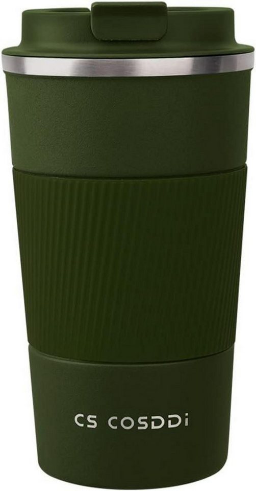 LuxusKollektion Thermobecher Thermobecher Edelstahl Travel Mug 18oz Vakuum auslaufsicher Autobecher von LuxusKollektion