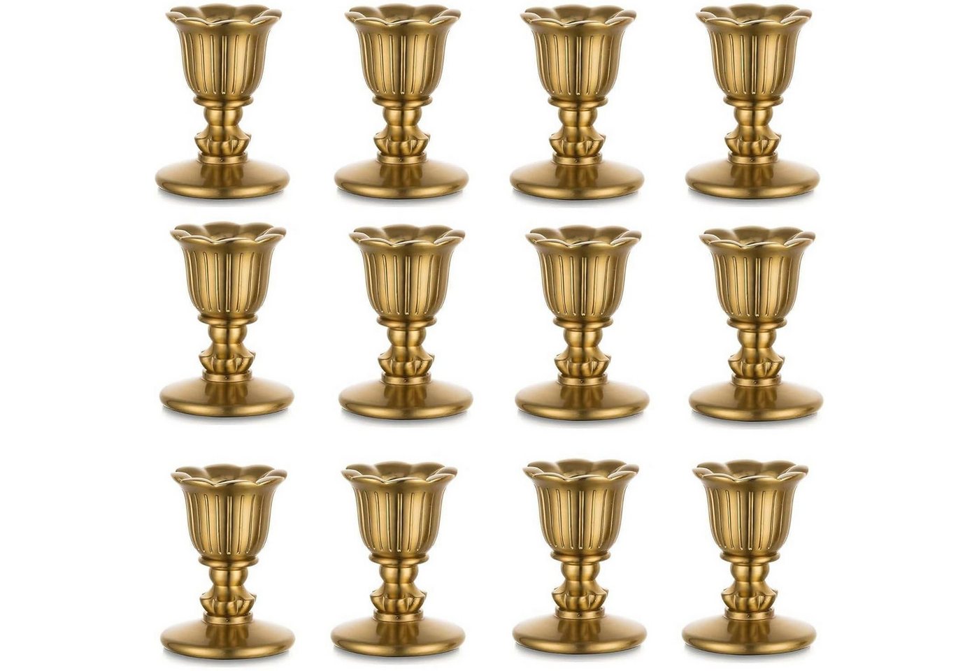 LuxusKollektion Tischkerzenhalter Kerzenhalter Stabkerzen Gold Vintage Hochzeit Tischdeko 12 Messing LuxusKollektion Tischkerzenhalter Kerzenhalter Stabkerzen Gold Vintage Hochzeit Tischdeko 12 Messing von LuxusKollektion