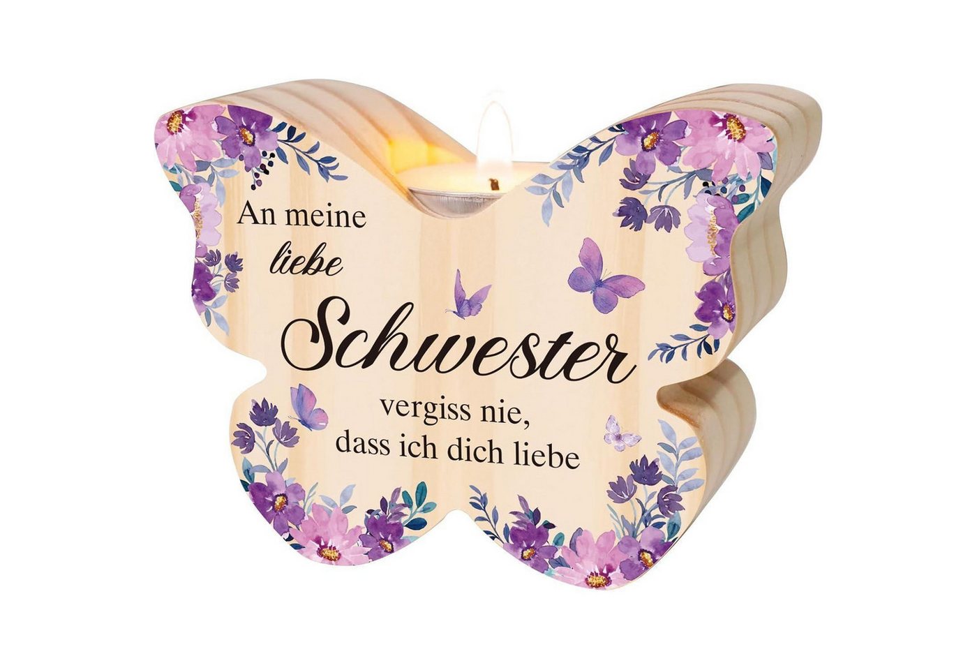 LuxusKollektion Tischkerzenhalter Kerzenleuchter Schmetterling Geburtstagsgeschenk Schwester LuxusKollektion Tischkerzenhalter Kerzenleuchter Schmetterling Geburtstagsgeschenk Schwester von LuxusKollektion