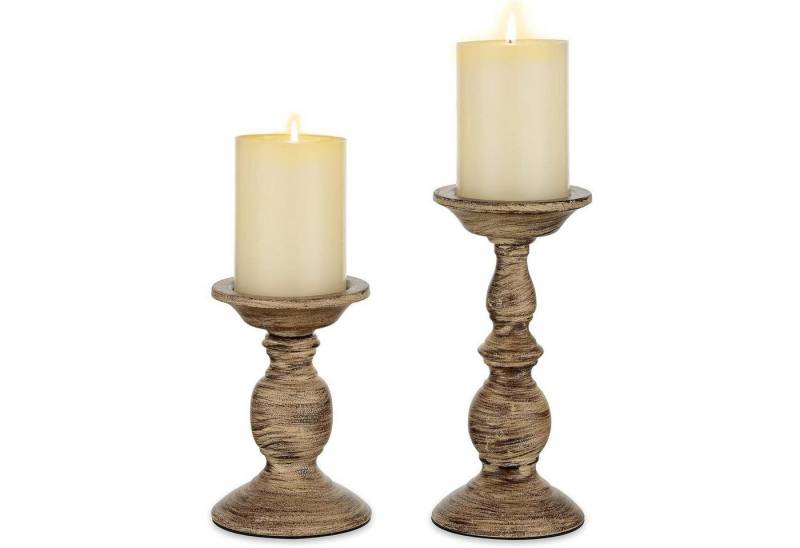 LuxusKollektion Tischkerzenhalter Kerzenständer Metall Vintage Kerzenhalter Braun Klein Groß LuxusKollektion Tischkerzenhalter Kerzenständer Metall Vintage Kerzenhalter Braun Klein Groß von LuxusKollektion