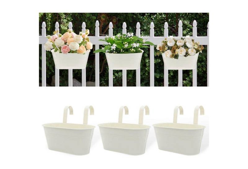 LuxusKollektion Übertopf Hängender Blumentopf schwarz Metall Vintage-Design 3er Set LuxusKollektion Übertopf Hängender Blumentopf schwarz Metall Vintage-Design 3er Set von LuxusKollektion