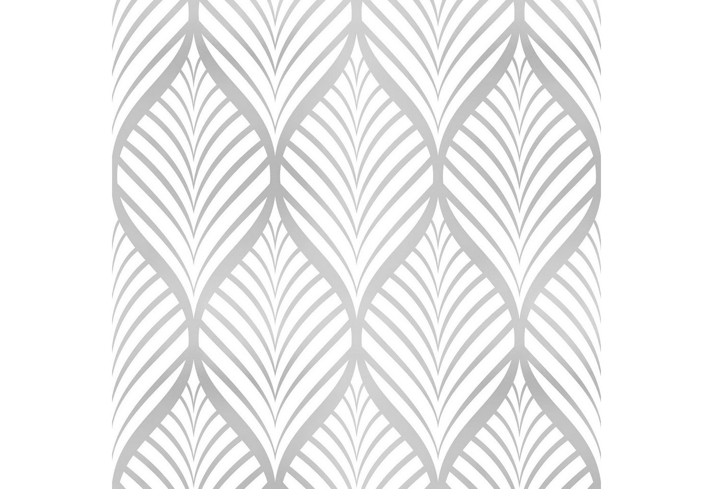 JOLIHOME Vinyltapete Geometrische Muster Moderne Tapete Silber Weiß Selbstklebend JOLIHOME Vinyltapete Geometrische Muster Moderne Tapete Silber Weiß Selbstklebend von JOLIHOME