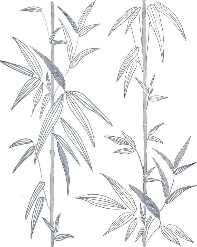 myforHD Vinyltapete Selbstklebende Tapete Wandpapier Blume PVC Vinyl Bambus 44X300cm von myforHD