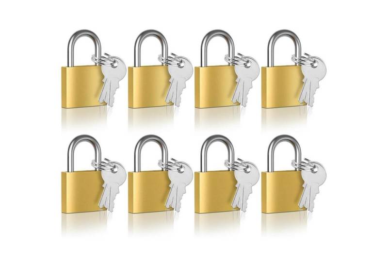 LuxusKollektion Vorhängeschloss Vorhängeschloss 30 mm Messing Gleichschließend Bügelschloss 8 Stück LuxusKollektion Vorhängeschloss Vorhängeschloss 30 mm Messing Gleichschließend Bügelschloss 8 Stück von LuxusKollektion