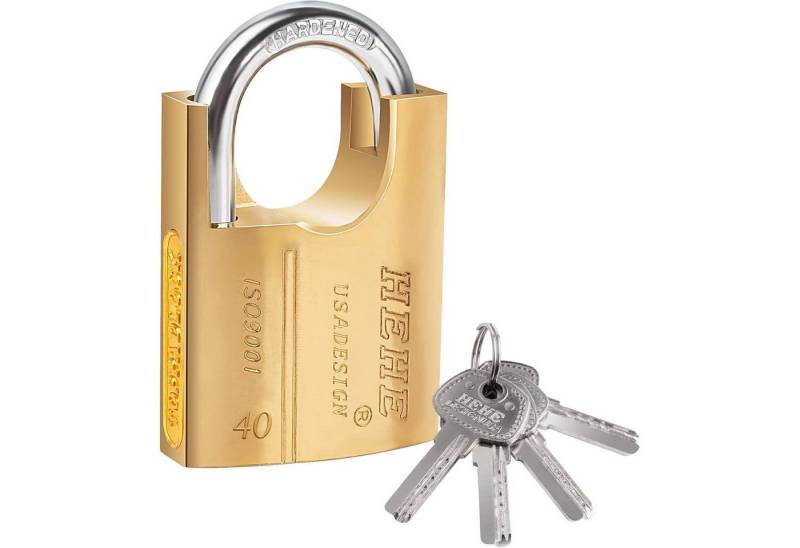 LuxusKollektion Vorhängeschloss Vorhängeschloss Messing 4 Schlüssel Spind Verstärkung 40mm LuxusKollektion Vorhängeschloss Vorhängeschloss Messing 4 Schlüssel Spind Verstärkung 40mm von LuxusKollektion