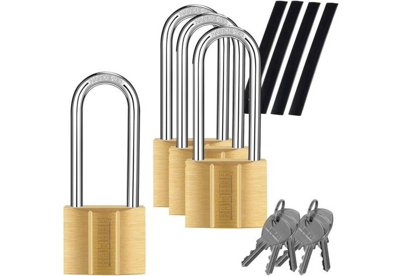 LuxusKollektion Vorhängeschloss Vorhängeschloss Messingschloss Gleichschließung 40mm 40mml*4 LuxusKollektion Vorhängeschloss Vorhängeschloss Messingschloss Gleichschließung 40mm 40mml*4 von LuxusKollektion