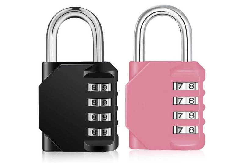 LuxusKollektion Vorhängeschloss Vorhängeschloss Zahlencode 4Stellig 2P 2 Stücke Schwarz und Rosa LuxusKollektion Vorhängeschloss Vorhängeschloss Zahlencode 4Stellig 2P 2 Stücke Schwarz und Rosa von LuxusKollektion