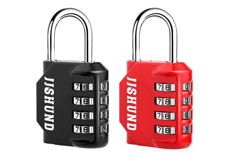 LuxusKollektion Vorhängeschloss Vorhängeschloss Zahlenschloss 4 Stellig Zinklegierung Schwarz Rot LuxusKollektion Vorhängeschloss Vorhängeschloss Zahlenschloss 4 Stellig Zinklegierung Schwarz Rot von LuxusKollektion