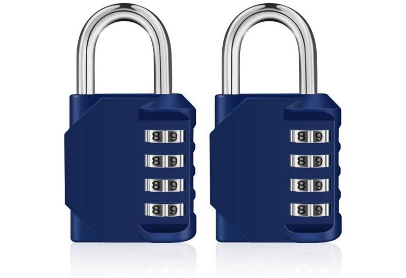 LuxusKollektion Vorhängeschloss Zahlenschloss 4Stellig Kombinationsschloss Spind Tür 2P 2 Stücke Blau LuxusKollektion Vorhängeschloss Zahlenschloss 4Stellig Kombinationsschloss Spind Tür 2P 2 Stücke Blau von LuxusKollektion