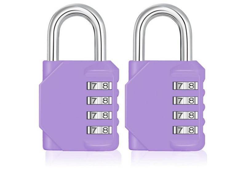 LuxusKollektion Vorhängeschloss Zahlenschloss 4Stellig Spindschloss Wetterfest 2P 2 Stücke A violett LuxusKollektion Vorhängeschloss Zahlenschloss 4Stellig Spindschloss Wetterfest 2P 2 Stücke A violett von LuxusKollektion
