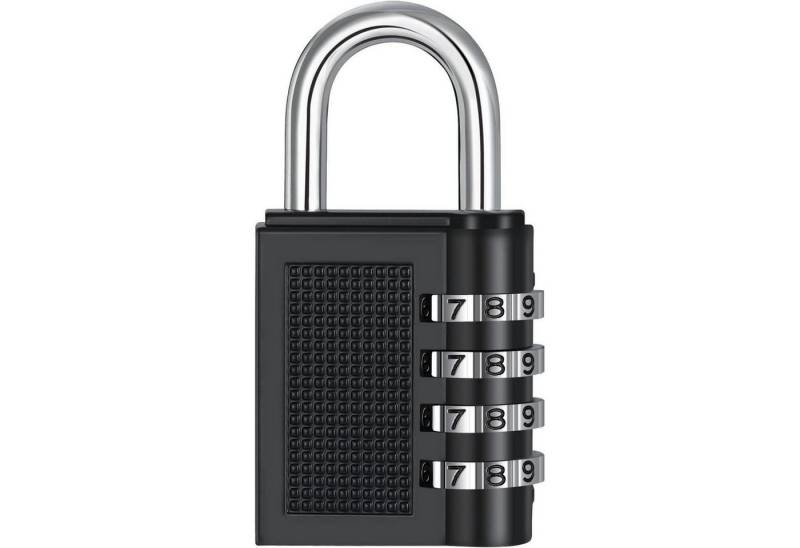 LuxusKollektion Vorhängeschloss Zahlenschloss 4stellig Spindschloss Vorhängeschloss Schwarz 1p Schwarz LuxusKollektion Vorhängeschloss Zahlenschloss 4stellig Spindschloss Vorhängeschloss Schwarz 1p Schwarz von LuxusKollektion