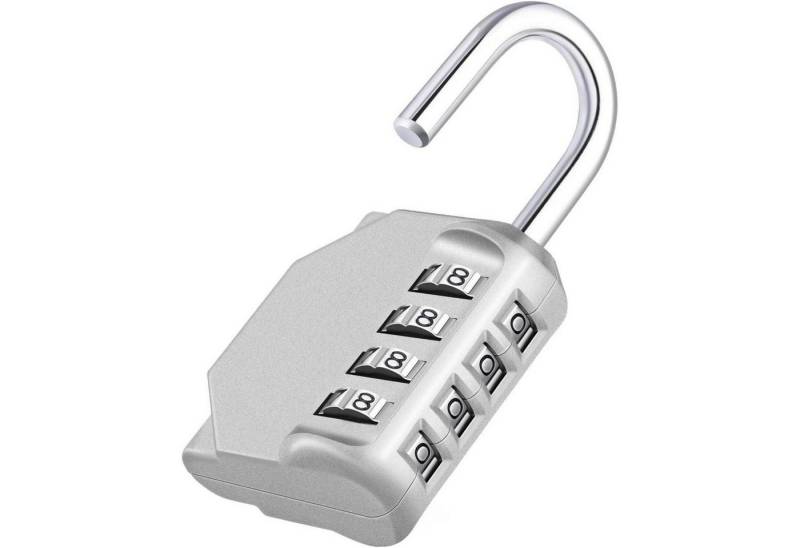 LuxusKollektion Vorhängeschloss Zahlenschloss Spind Fitnessstudio 4stellig 1P 1 Stück A silber LuxusKollektion Vorhängeschloss Zahlenschloss Spind Fitnessstudio 4stellig 1P 1 Stück A silber von LuxusKollektion