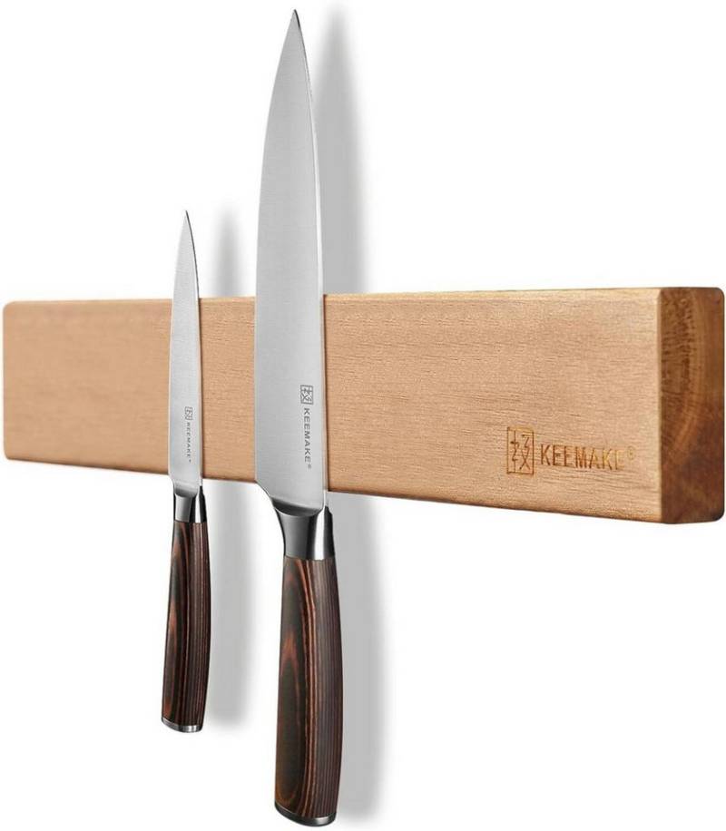 LuxusKollektion Wand-Magnet Messer-Leiste Magnetleiste Messer Holz 30cm Neodym Extra Stark Magnet Werkzeug von LuxusKollektion