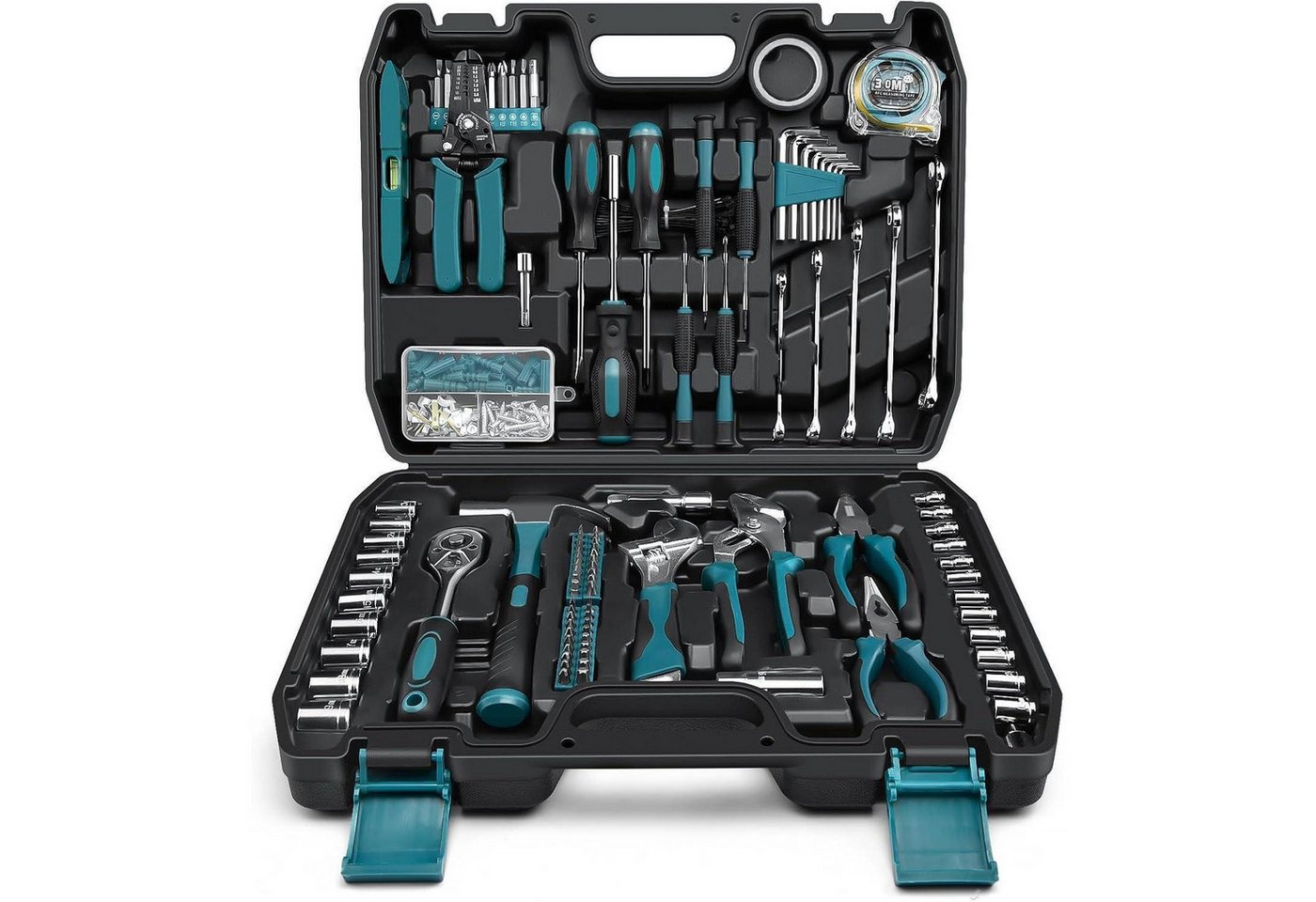 LuxusKollektion Werkzeugkoffer Werkzeugset 281teilig Steckschlüssel Schraubendreher metrisch Schwarz LuxusKollektion Werkzeugkoffer Werkzeugset 281teilig Steckschlüssel Schraubendreher metrisch Schwarz von LuxusKollektion