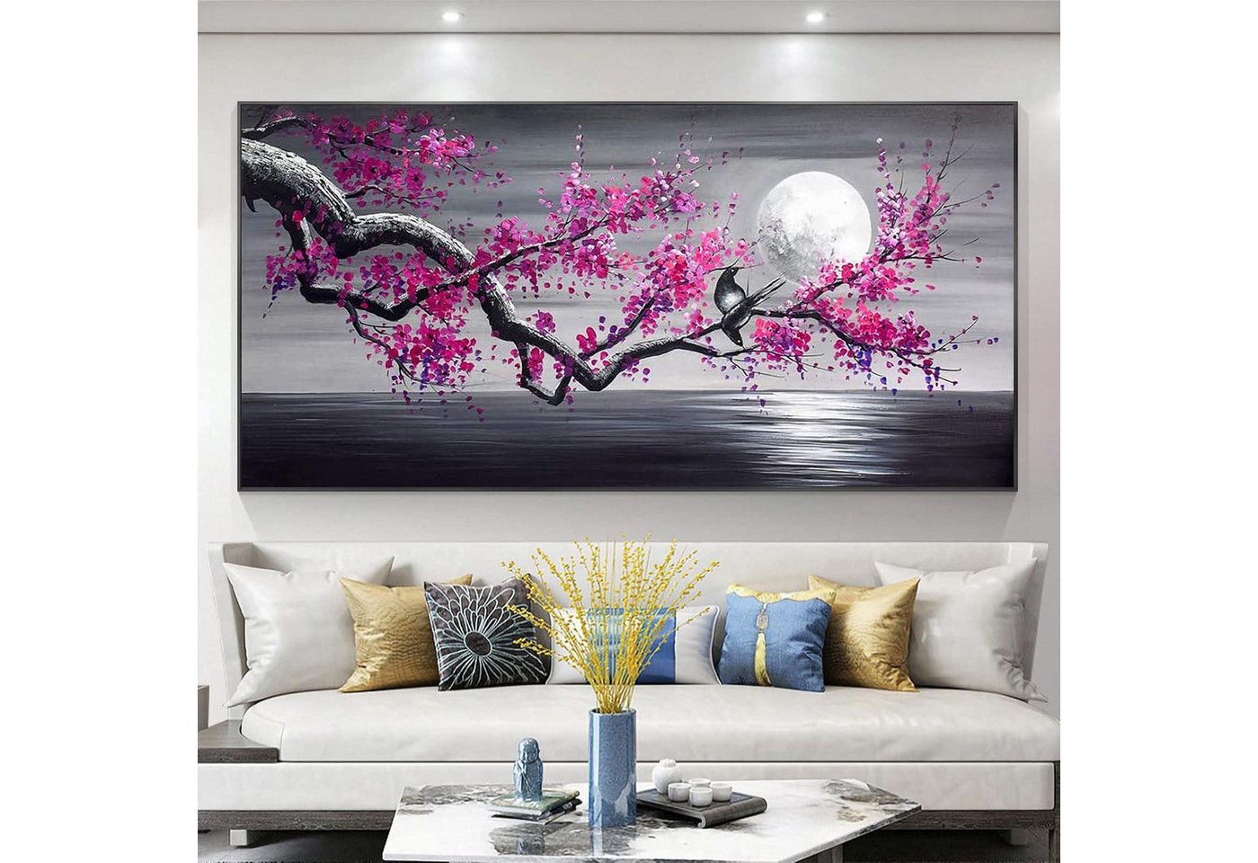 Trayosin XXL-Wandbild Diamond Painting Set Blumen Lila XXL Wandkunst 5D DIY Diamant Malerei Trayosin XXL-Wandbild Diamond Painting Set Blumen Lila XXL Wandkunst 5D DIY Diamant Malerei von Trayosin