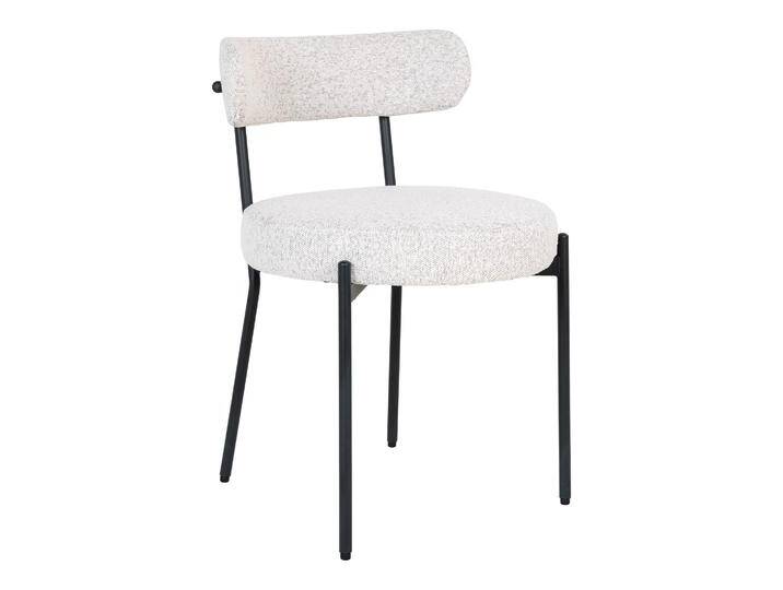 2er Set - Designer Stuhl Siena Bouclé Weiß - Weiß - Bouclé - Luxusbetten24 von Luxusbetten24