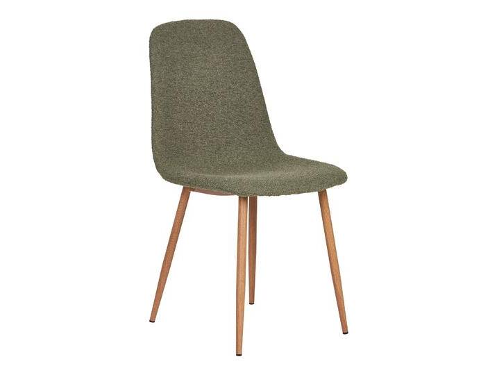 2er Set - Designer Stuhl Wien in Bouclé Grün - Grün - Bouclé - Luxusbetten24 von Luxusbetten24