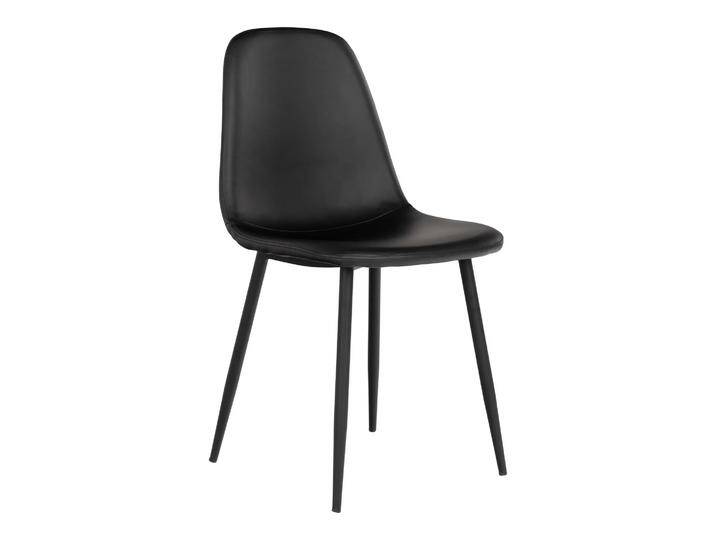 2er Set - Designer Stuhl Wien in Kunstleder - Braun - Kunstleder - Luxusbetten24 von Luxusbetten24