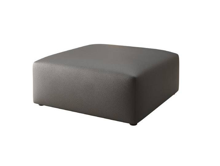 Beistellhocker 80 cm Snug aus Echtleder - Hellgrau - Echtleder - Luxusbetten24 Beistellhocker 80 cm Snug aus Echtleder - Hellgrau - Echtleder - Luxusbetten24 von Luxusbetten24