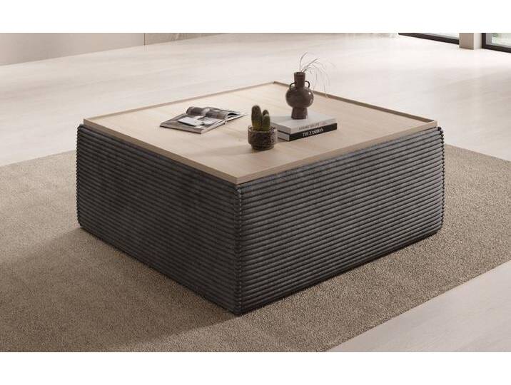 Beistellhocker-Couchtisch Lesley mit Stauraum in Cord - Beige - Cord - Luxusbetten24 Beistellhocker-Couchtisch Lesley mit Stauraum in Cord - Beige - Cord - Luxusbetten24 von Luxusbetten24