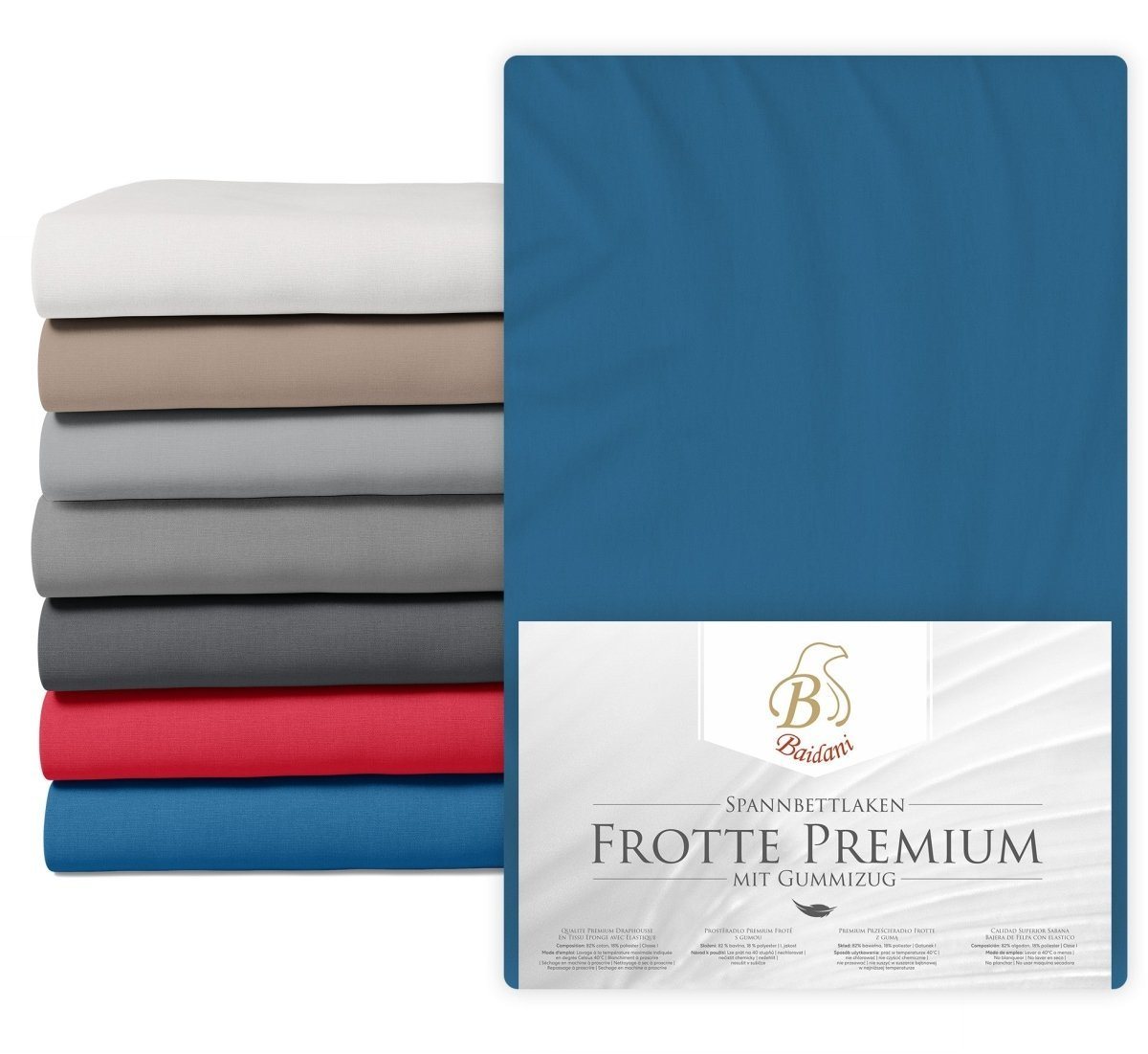 Luxusbetten24 Bettlaken Premium Boxspring Bettlaken Frotte von Luxusbetten24