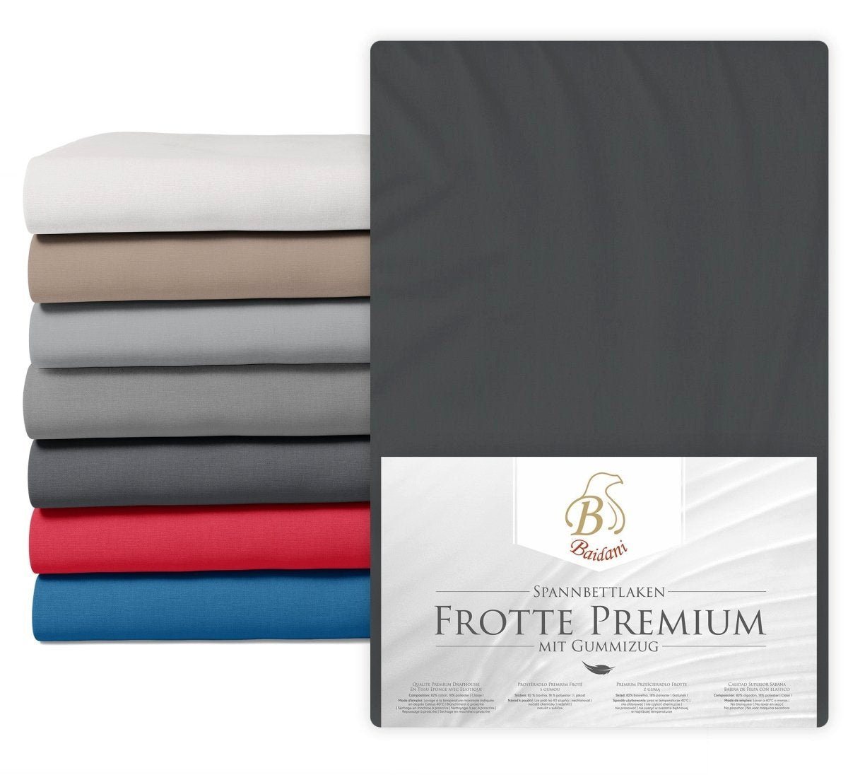 Luxusbetten24 Bettlaken Premium Boxspring Bettlaken Frotte von Luxusbetten24
