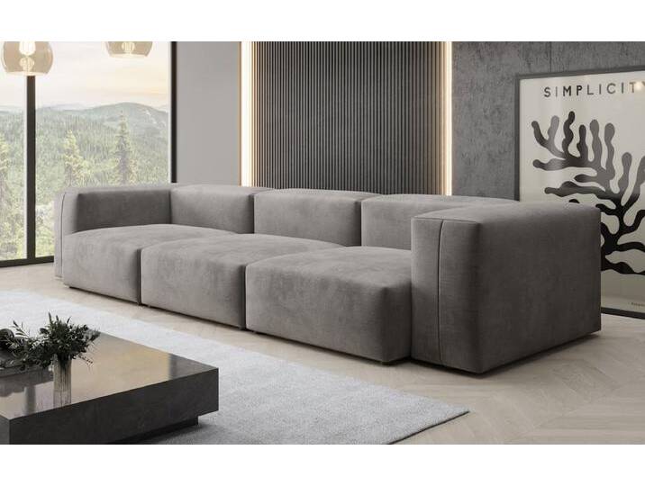 Designer 3 Sitzer Sofa Snug in Samt - Anthrazit - Samt - Luxusbetten24 Designer 3 Sitzer Sofa Snug in Samt - Anthrazit - Samt - Luxusbetten24 von Luxusbetten24