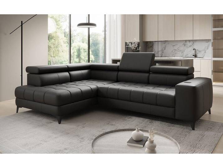Designer L Sofa Seluna mit elektrischer Schlaffunktion, Induktion und Stauraum in Echtleder - Rosé - Links - Echtleder - Luxusbetten24 Designer L Sofa Seluna mit elektrischer Schlaffunktion, Induktion und Stauraum in Echtleder - Rosé - Links - Echtleder - Luxusbetten24 von Luxusbetten24