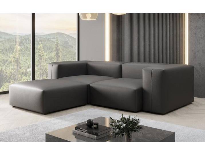 Designer L Sofa Snug Mini in Echtleder - Blau - Echtleder - Luxusbetten24 von Luxusbetten24