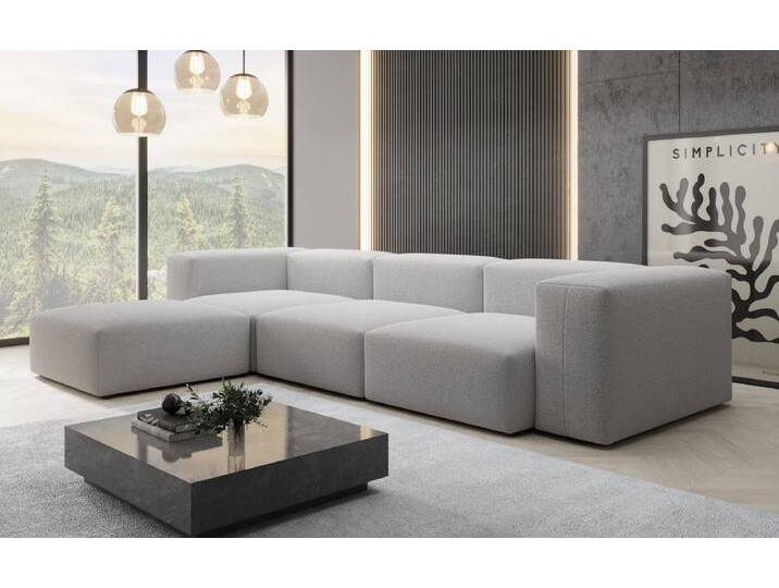 Designer L Sofa Snug in Bouclé - Weiß - Bei Montage frei wählbar - Bouclé - Luxusbetten24 Designer L Sofa Snug in Bouclé - Weiß - Bei Montage frei wählbar - Bouclé - Luxusbetten24 von Luxusbetten24