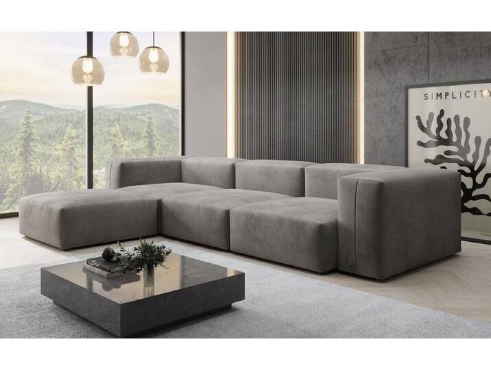 Designer L Sofa Snug in Samt - Dunkelbraun - Samt - Bei Montage frei wählbar - Luxusbetten24 Designer L Sofa Snug in Samt - Dunkelbraun - Samt - Bei Montage frei wählbar - Luxusbetten24 von Luxusbetten24