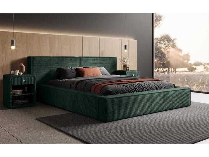 Designer Polsterbett Ophelia in Cord mit Stauraum - 160x200 - Vintage Blau - Luxusbetten24 Designer Polsterbett Ophelia in Cord mit Stauraum - 160x200 - Vintage Blau - Luxusbetten24 von Luxusbetten24