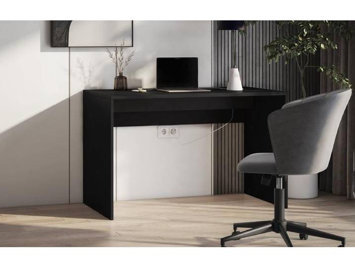 Designer Schreibtisch Nino - 140 cm - Schwarz - Luxusbetten24 von Luxusbetten24