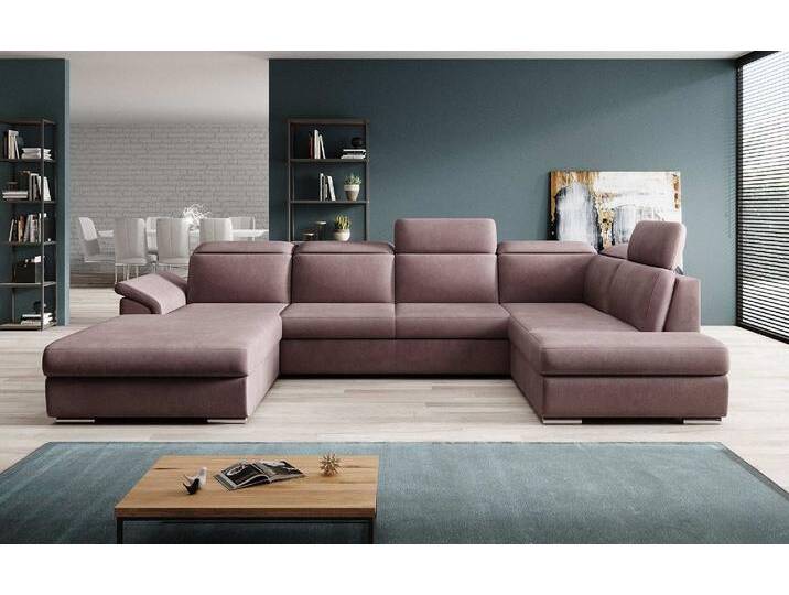 Designer Sofa Emiliano mit Schlaf- und Klappfunktion - Samt - Anthrazit - Rechts - Luxusbetten24 Designer Sofa Emiliano mit Schlaf- und Klappfunktion - Samt - Anthrazit - Rechts - Luxusbetten24 von Luxusbetten24