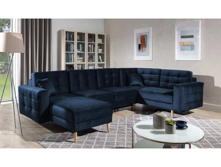 Designer Sofa Fjord U mit Schlaffunktion und Stauraum - Grau - Luxusbetten24 Designer Sofa Fjord U mit Schlaffunktion und Stauraum - Grau - Luxusbetten24 von Luxusbetten24