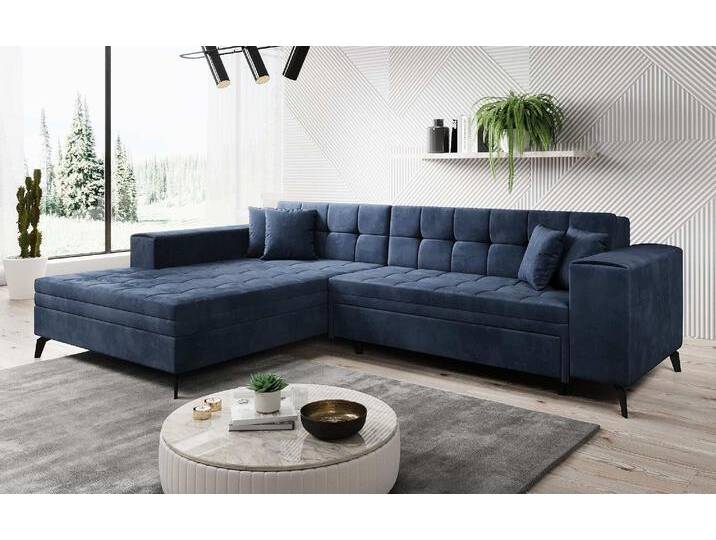 Designer Sofa Frida mit Schlaffunktion - Stoff - Schwarz - Rechts - Luxusbetten24 Designer Sofa Frida mit Schlaffunktion - Stoff - Schwarz - Rechts - Luxusbetten24 von Luxusbetten24