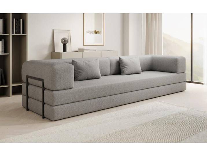 Designer Sofa Lazy 3 Sitzer XXL in Bouclé - Grün - Bouclé - Luxusbetten24 Designer Sofa Lazy 3 Sitzer XXL in Bouclé - Grün - Bouclé - Luxusbetten24 von Luxusbetten24