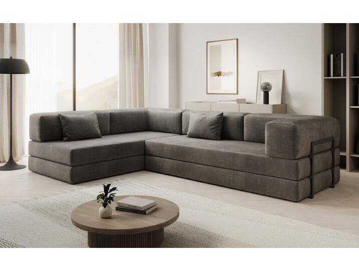 Designer Sofa Lazy L in Samt - Sand - Rechts - Samt - Luxusbetten24 Designer Sofa Lazy L in Samt - Sand - Rechts - Samt - Luxusbetten24 von Luxusbetten24