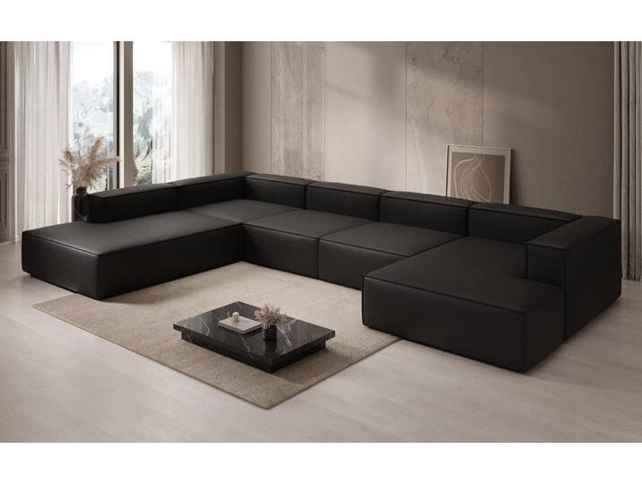 Designer Sofa Lesley U XXL in Echtleder - Anthrazit - Rechts - Echtleder - Luxusbetten24 Designer Sofa Lesley U XXL in Echtleder - Anthrazit - Rechts - Echtleder - Luxusbetten24 von Luxusbetten24